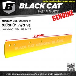 3BL-9W2299-9H ใบมีดดันหน้า 7ฟุต (2134มิล) 9รู แบล็คแคท